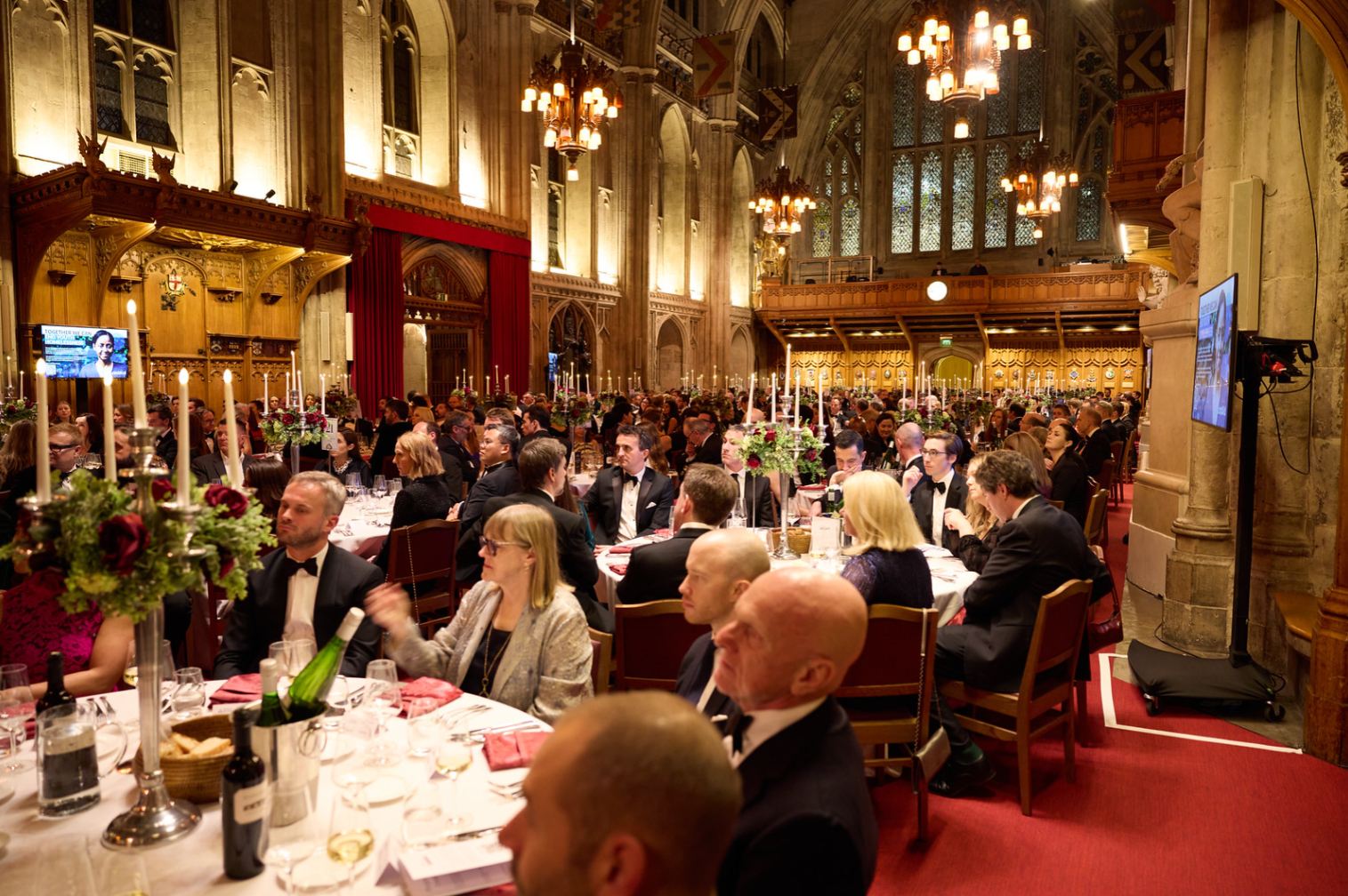 A picture of the BPF Annual Dinner in Guild Hall, London.