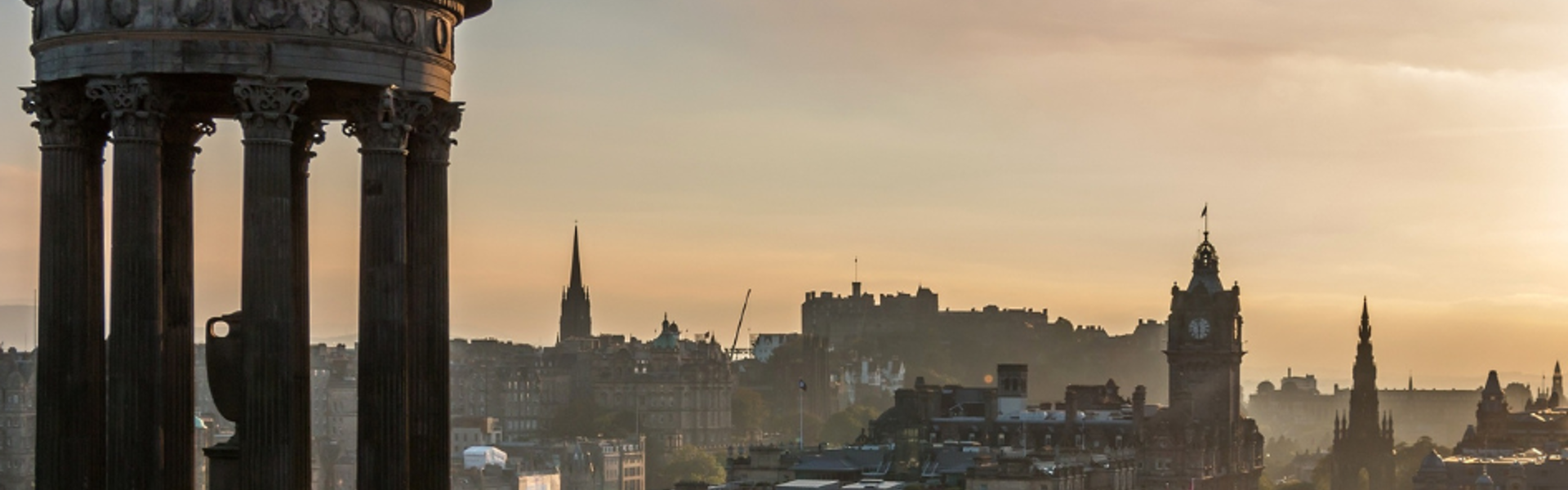 View of central Edinburgh.