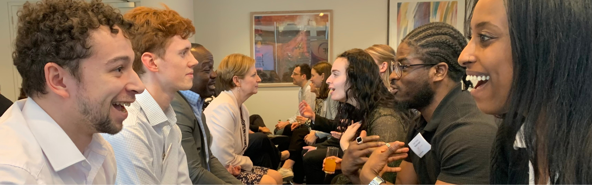 BPF Futures members networking.